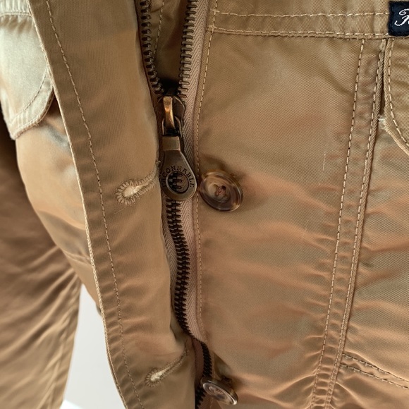 Faconnable Olive Green Bomber Jacket - size medium - Picture 3 of 10